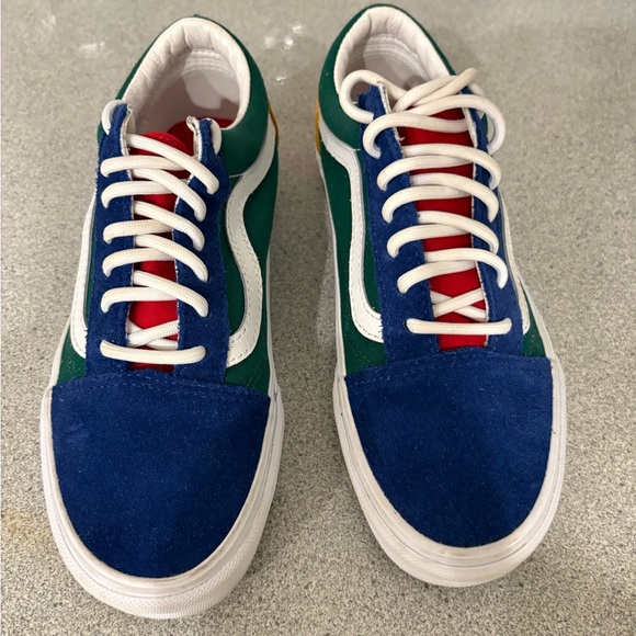 Vans Other - Vans Men's Blue, Green, and Red Sneakers
